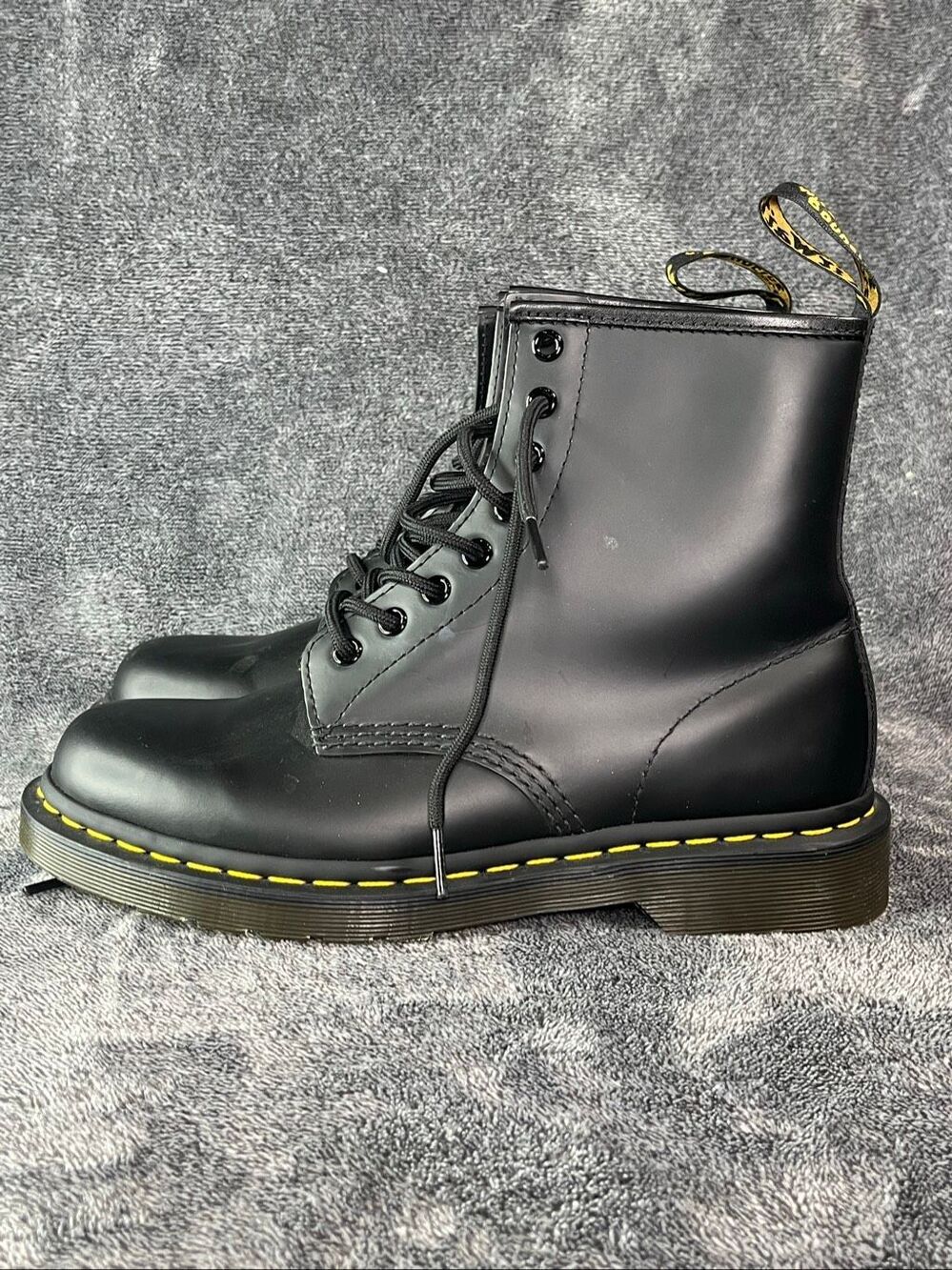 Dr. Martens 1460 Black Smooth Leather Boots US Men 8 / Women 9 EU 41